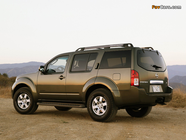 Nissan Pathfinder US-spec (R51) 2004–07 pictures (640 x 480)