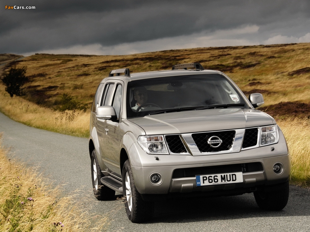 Nissan Pathfinder UK-spec (R51) 2004–10 wallpapers (1024 x 768)