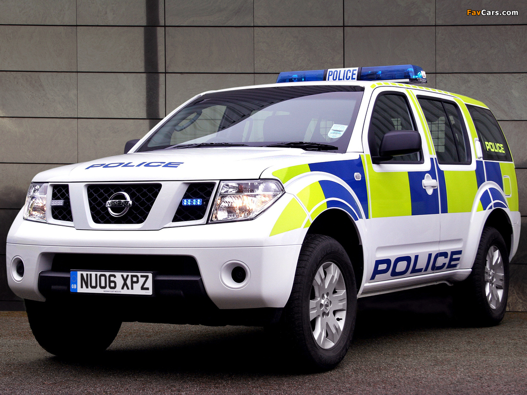 Nissan Pathfinder Police UK-spec (R51) 2006–10 wallpapers (1024 x 768)