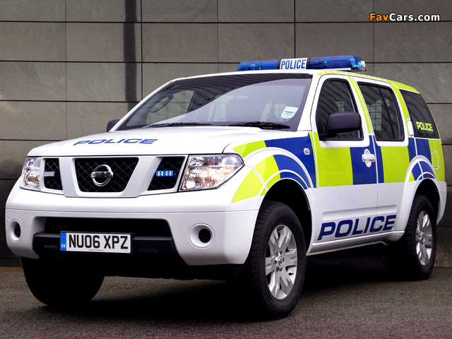 Nissan Pathfinder Police UK-spec (R51) 2006–10 wallpapers (640 x 480)
