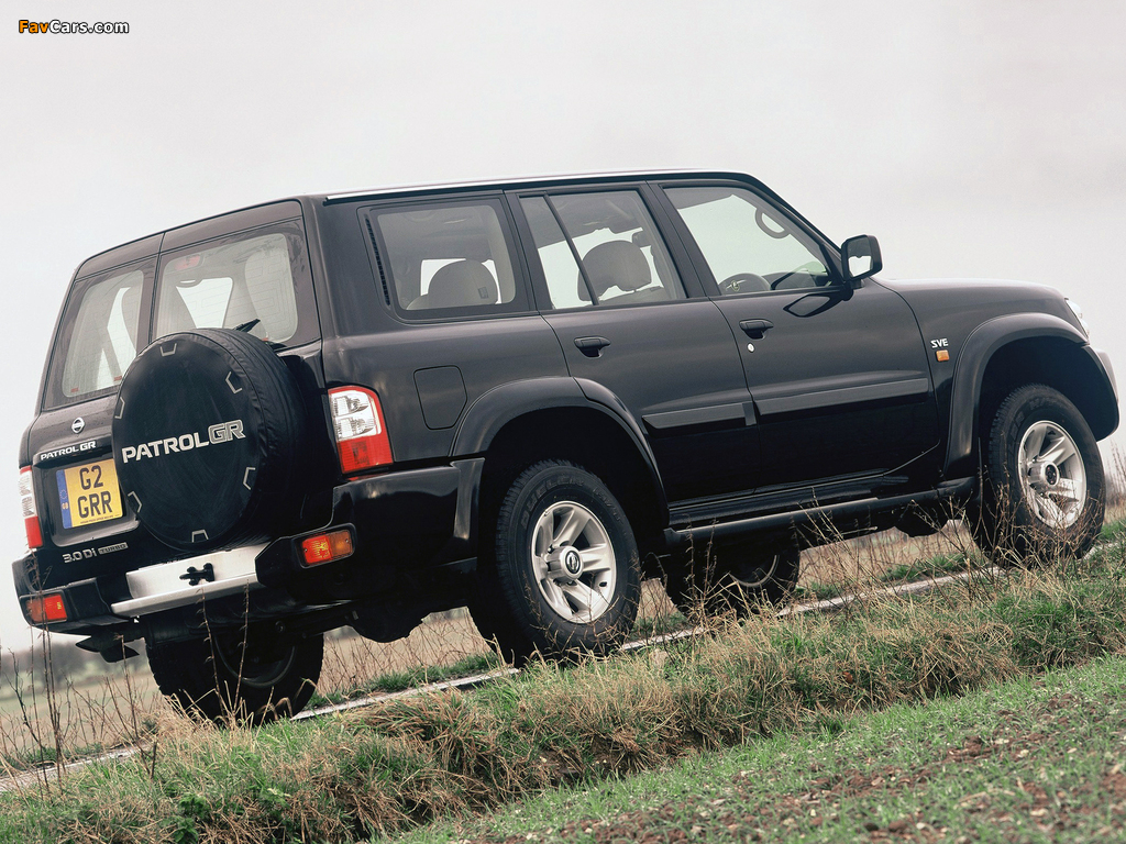 Nissan Patrol GR 5-door UK-spec (Y61) 2001–04 images (1024 x 768)