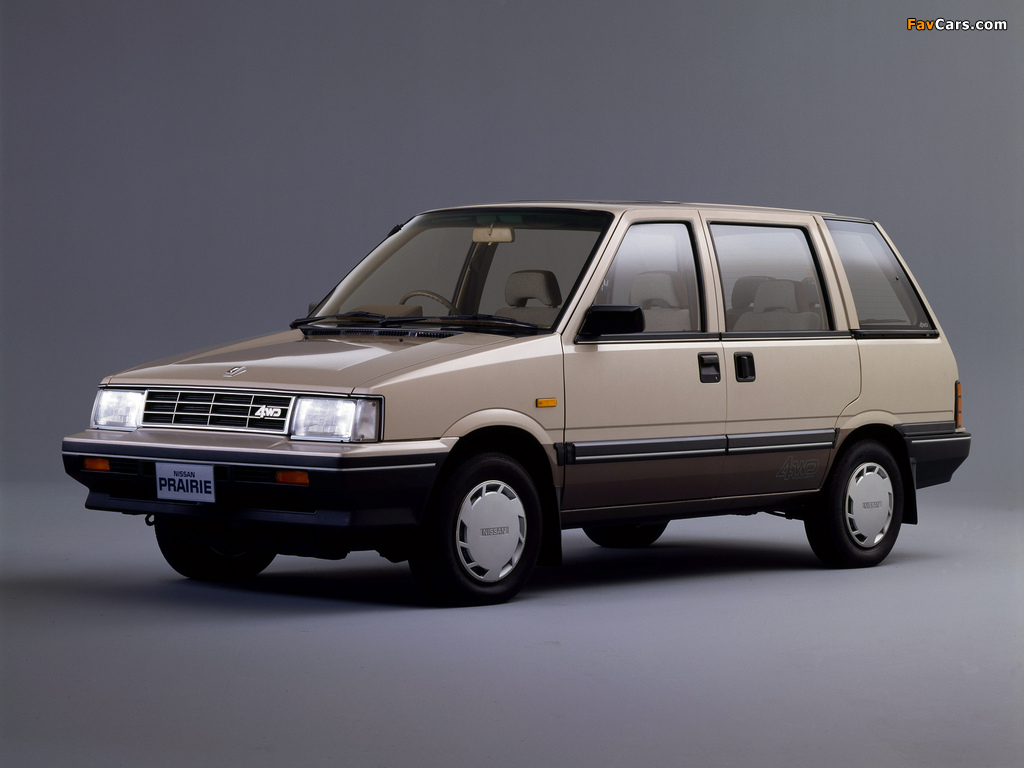 Nissan Prairie 4WD (M10) 1985–88 photos (1024 x 768)