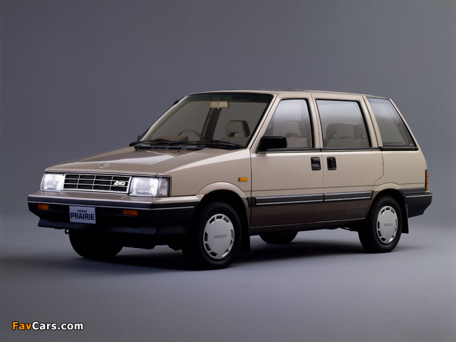 Nissan Prairie 4WD (M10) 1985–88 photos (640 x 480)