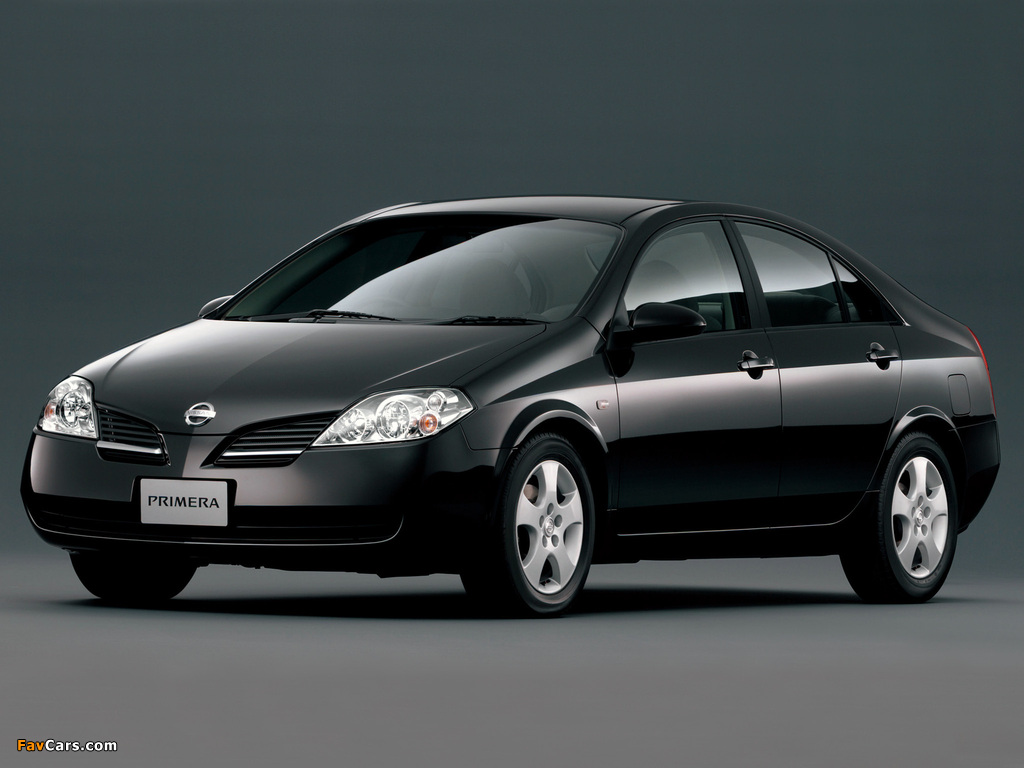 Images of Nissan Primera Sedan J-spec (P12) 2001–03 (1024 x 768)