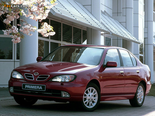 Nissan Primera Sedan (P11f) 1999–2002 images (640 x 480)