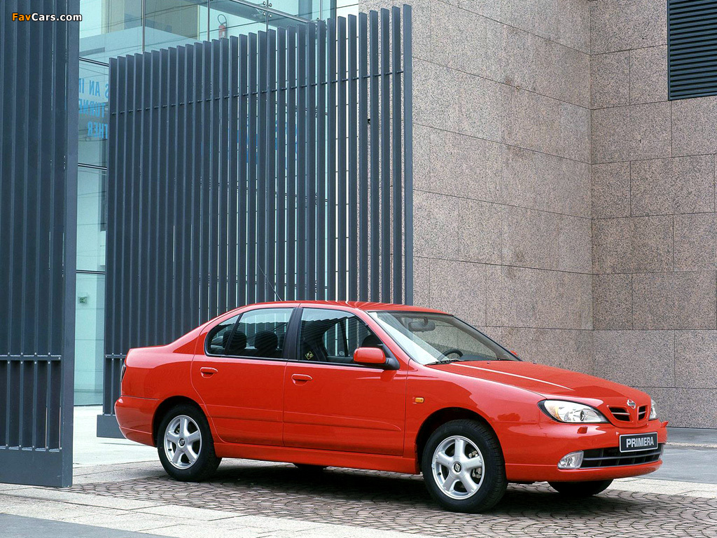 Nissan Primera Sedan (P11f) 1999–2002 photos (1024 x 768)