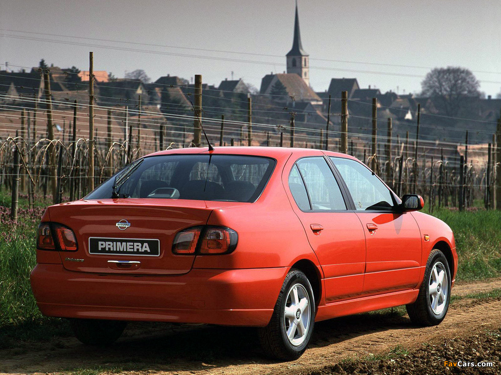 Nissan Primera Sedan (P11f) 1999–2002 pictures (1024 x 768)