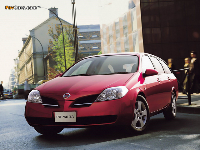 Nissan Primera Wagon JP-spec (P12) 2001–03 photos (640 x 480)