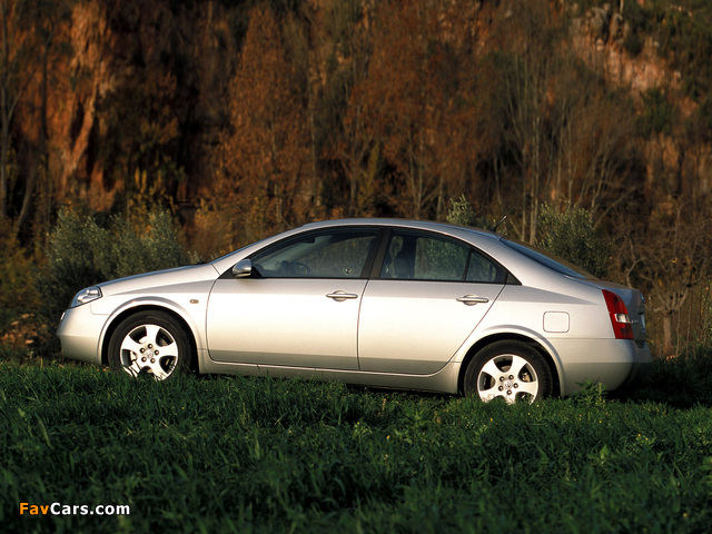 Nissan Primera Sedan (P12) 2002–08 photos (640 x 480)