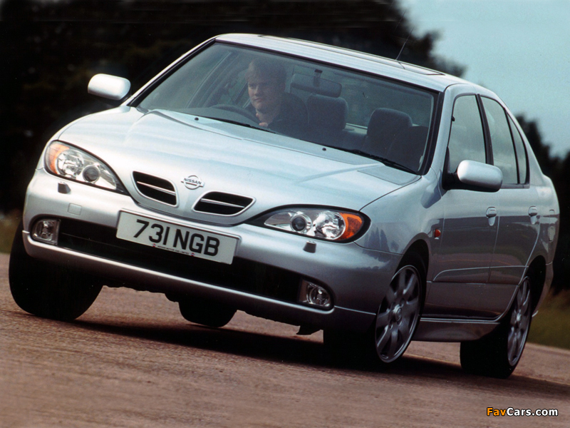Photos of Nissan Primera Sedan UK-spec (P11f) 1999–2002 (800 x 600)