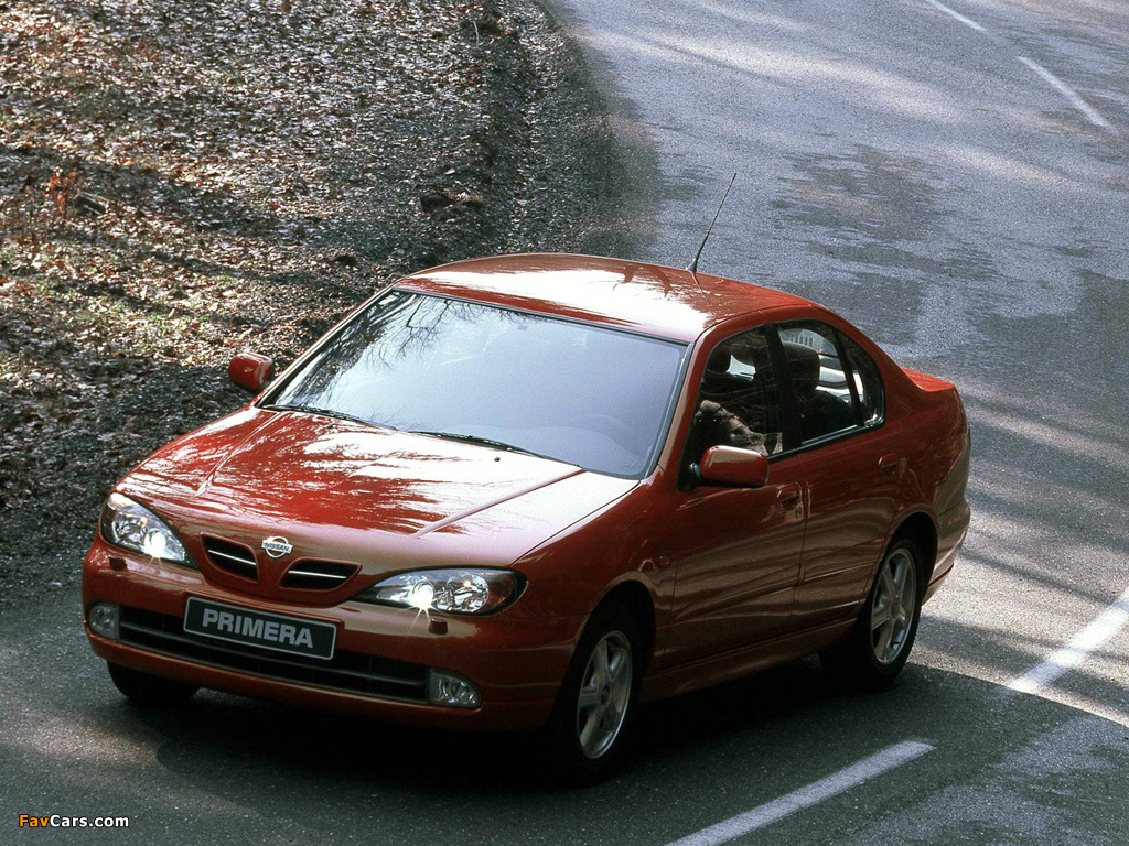 Photos of Nissan Primera Sedan (P11f) 1999–2002 (1024 x 768)