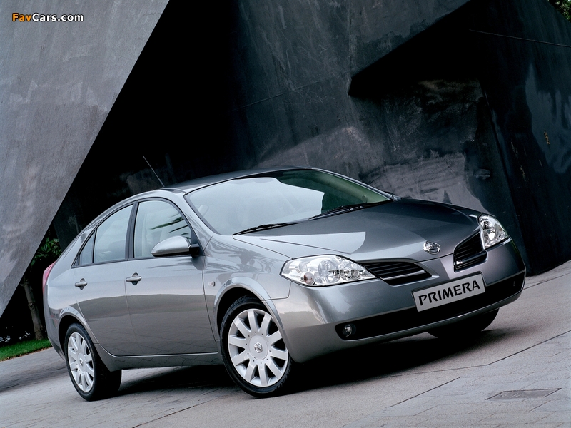 Photos of Nissan Primera Hatchback (P12) 2002–08 (800 x 600)