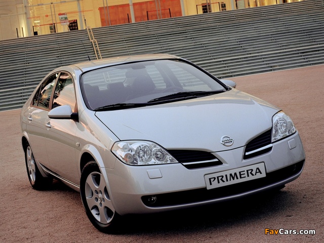 Photos of Nissan Primera Sedan (P12) 2002–08 (640 x 480)