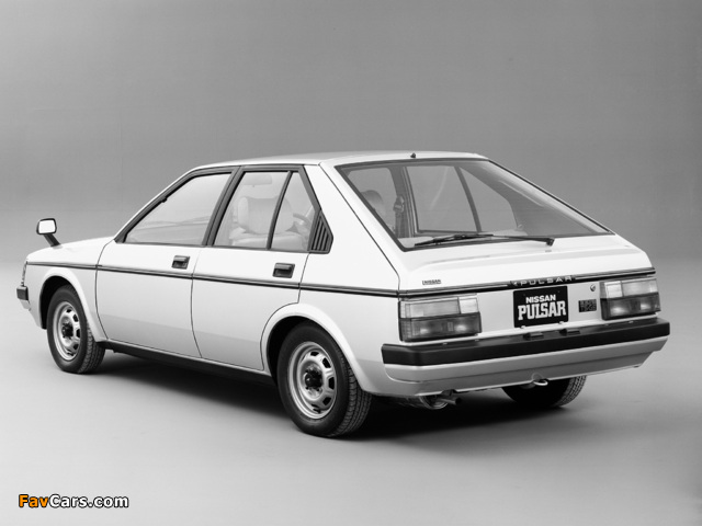 Nissan Pulsar 5-door (N12) 1982–86 pictures (640 x 480)