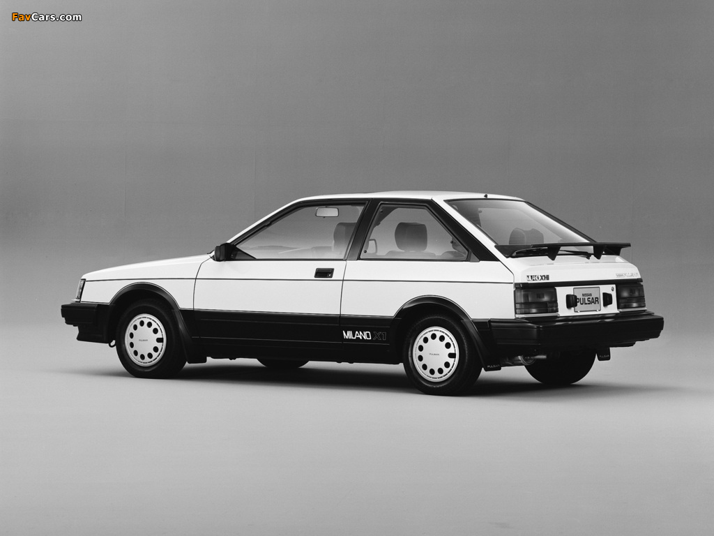 Nissan Pulsar Milano X1 (N12) 1984–86 wallpapers (1024 x 768)