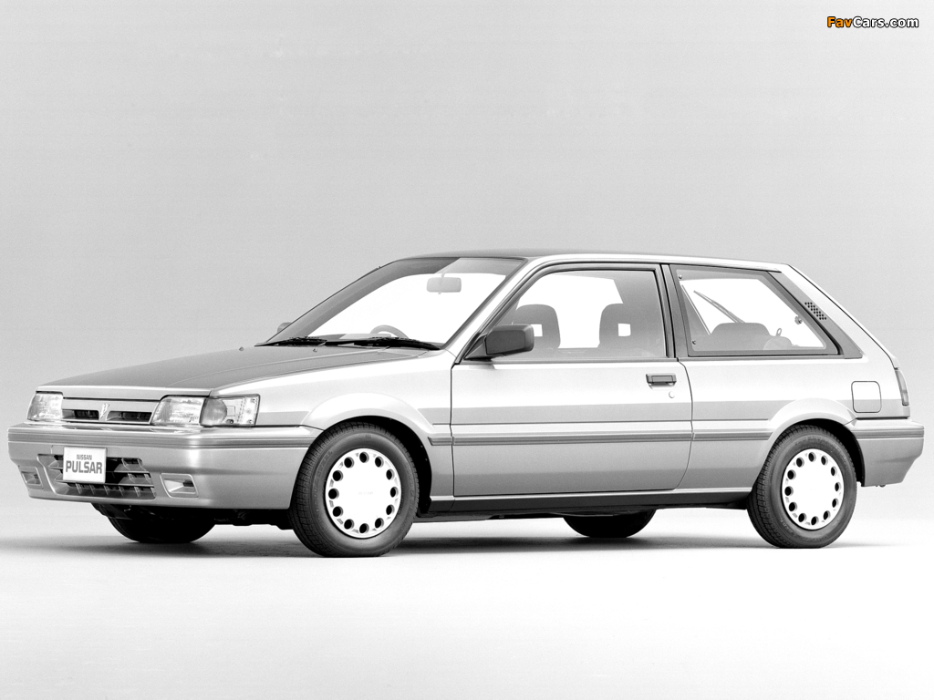 Nissan Pulsar 3-door (N13) 1986–90 images (1024 x 768)
