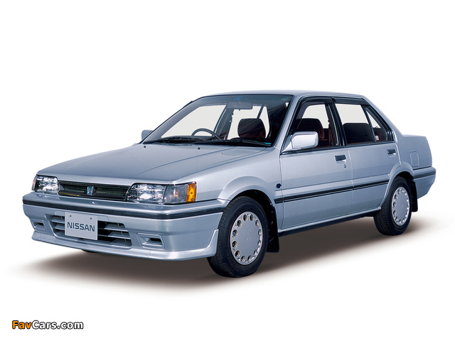 Nissan Pulsar Sedan (N13) 1986–90 wallpapers (640 x 480)