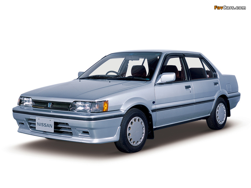 Nissan Pulsar Sedan (N13) 1986–90 wallpapers (800 x 600)