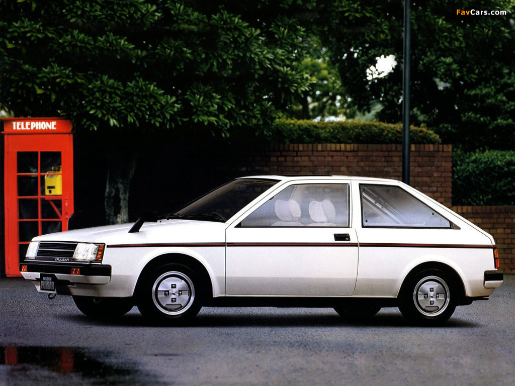 Photos of Nissan Pulsar 3-door (N12) 1982–86 (1024 x 768)