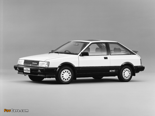Photos of Nissan Pulsar Milano X1 (N12) 1984–86 (640 x 480)