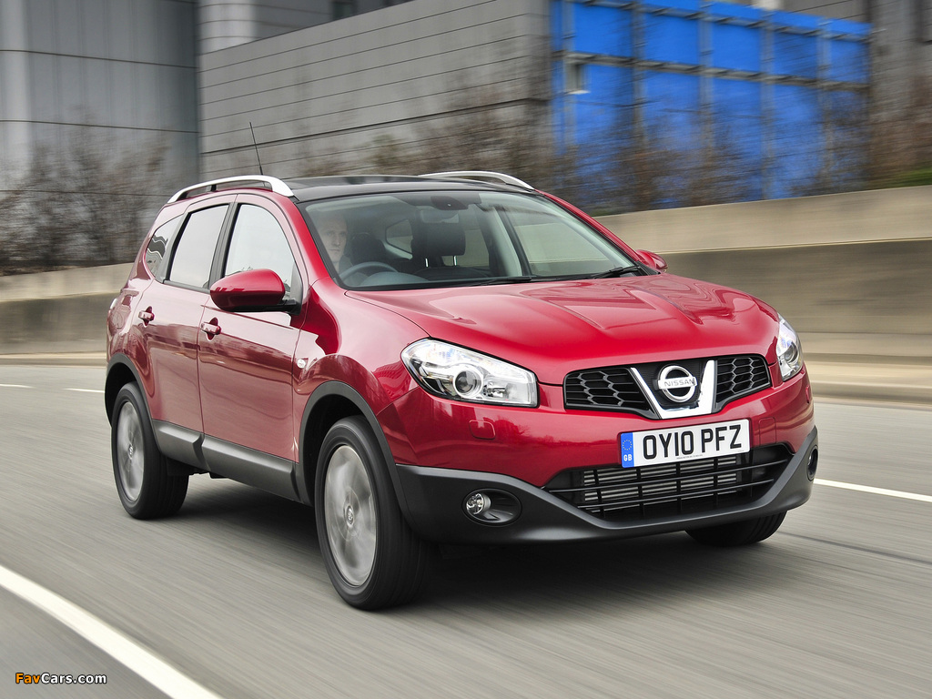 Nissan Qashqai+2 UK-spec 2009 pictures (1024 x 768)