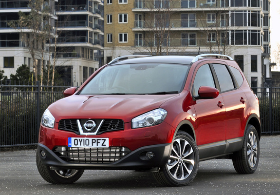 Nissan Qashqai+2 UK-spec 2009 wallpapers