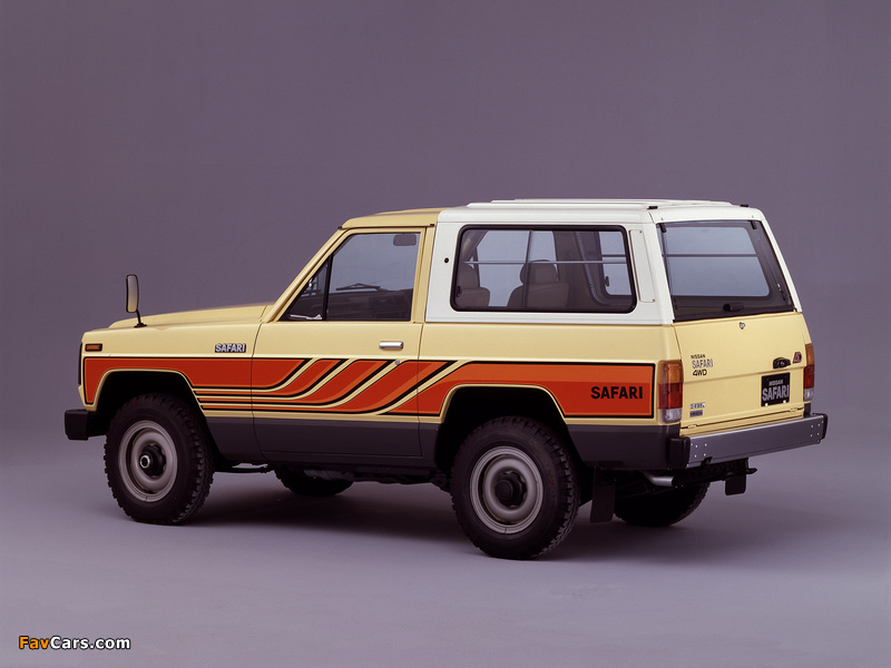 Nissan Safari Hard Top (160) 1980–85 images (800 x 600)