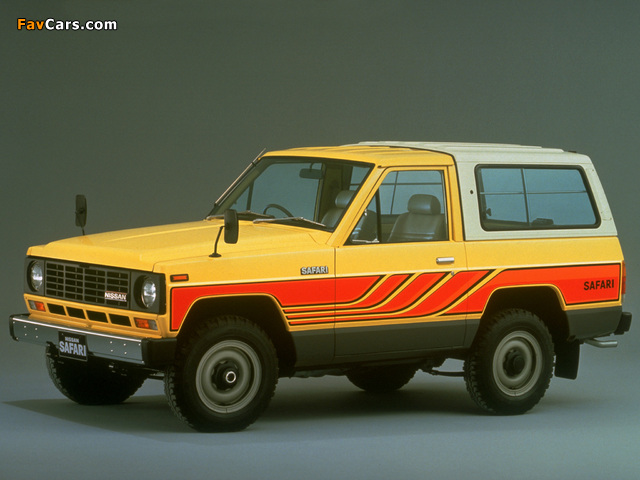 Nissan Safari Hard Top (160) 1980–85 wallpapers (640 x 480)