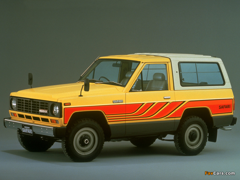 Nissan Safari Hard Top (160) 1980–85 wallpapers (800 x 600)