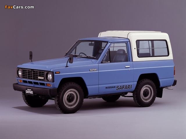 Pictures of Nissan Safari Hard Top AD (160) 1980–85 (640 x 480)
