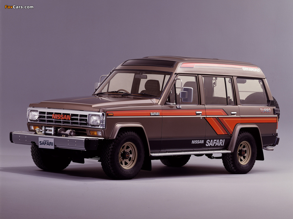 Pictures of Nissan Safari Station Wagon Granroad High Roof Turbo AD (161) 1985–87 (1024 x 768)