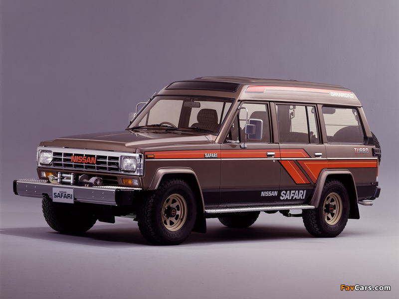 Pictures of Nissan Safari Station Wagon Granroad High Roof Turbo AD (161) 1985–87 (800 x 600)