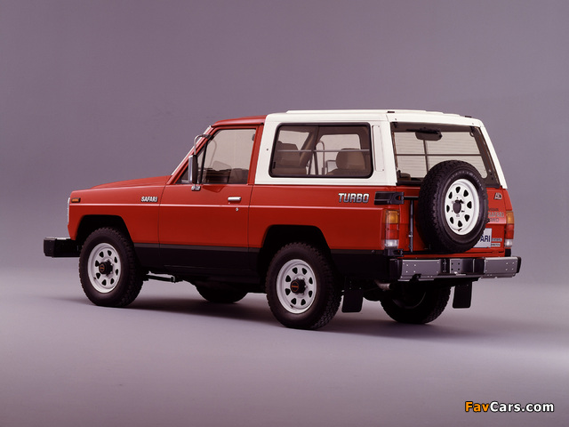 Pictures of Nissan Safari Hard Top (161) 1985–87 (640 x 480)