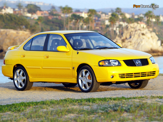 Nissan Sentra SE-R (B15) 2004–06 wallpapers (640 x 480)