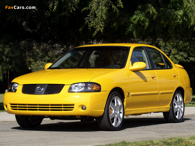 Pictures of Nissan Sentra SE-R (B15) 2004–06 (640 x 480)