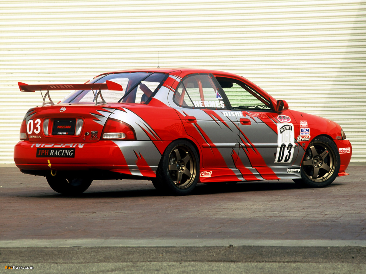 Nissan Sentra SE-R Spec V World Challenge Race Car (B15) 2002 wallpapers (1280 x 960)