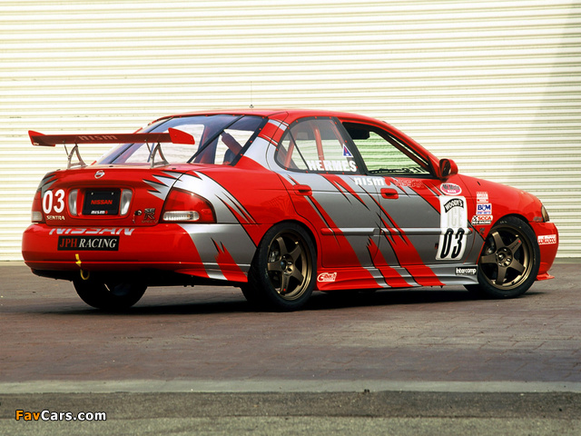Nissan Sentra SE-R Spec V World Challenge Race Car (B15) 2002 wallpapers (640 x 480)