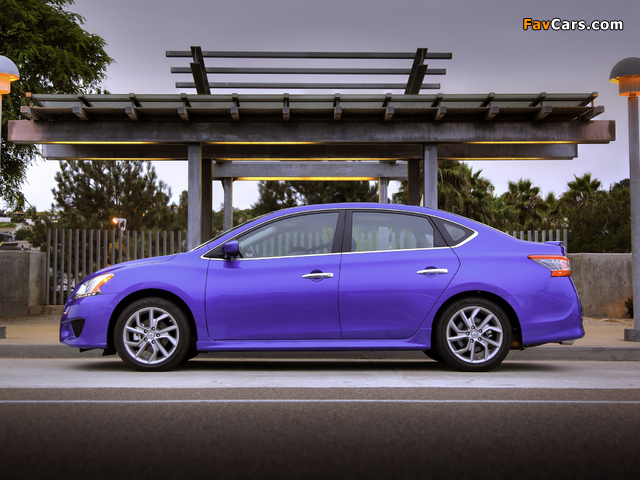 Nissan Sentra SR (B17) 2012 wallpapers (640 x 480)