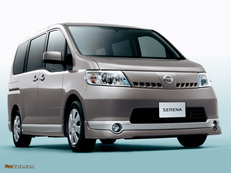 Images of Nissan Serena 20RS Aero Package II (C25) 2005–08 (800 x 600)