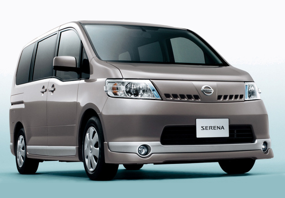 Images of Nissan Serena 20RS Aero Package II (C25) 2005–08