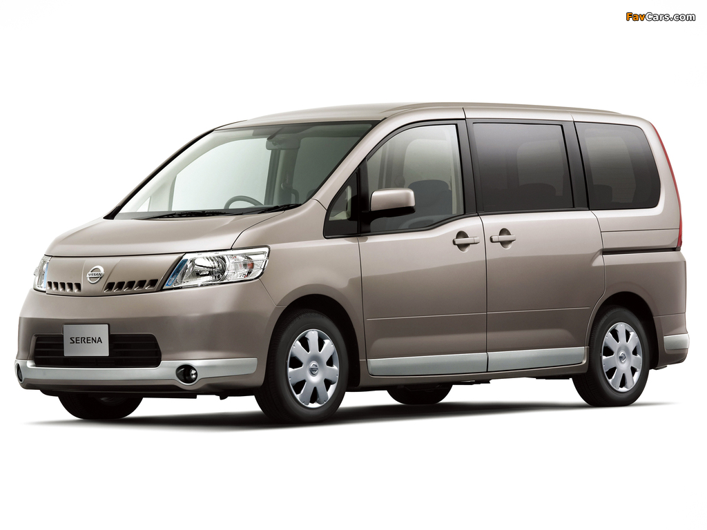 Nissan Serena 20RX/20RS (C25) 2005–08 images (1024 x 768)