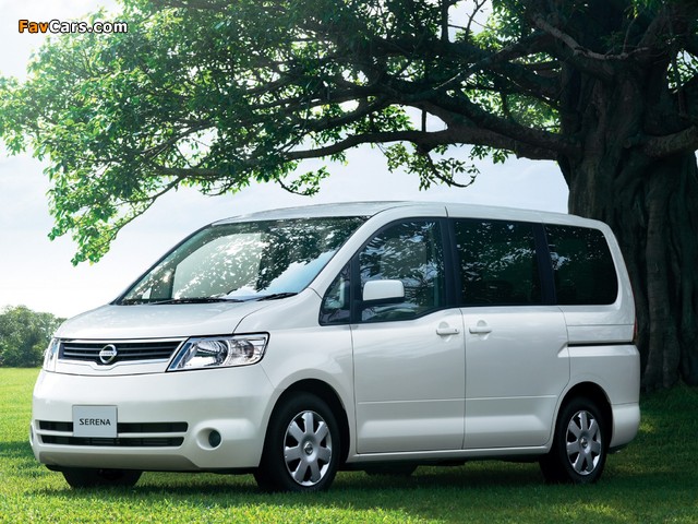 Nissan Serena 20G/20S (C25) 2005–08 photos (640 x 480)