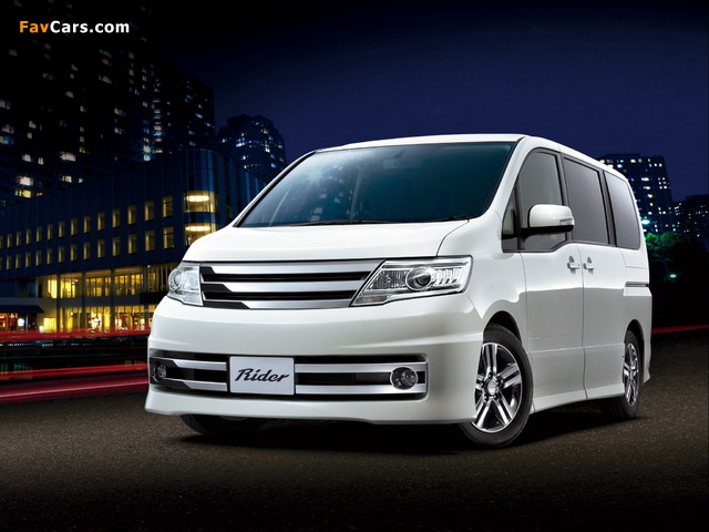 Autech Nissan Serena Rider (C25) 2008–10 wallpapers (640 x 480)