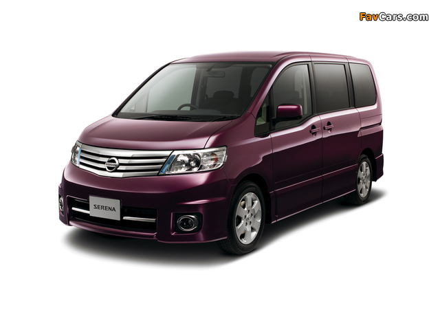 Photos of Nissan Serena 20G/20S (C25) 2005–08 (640 x 480)