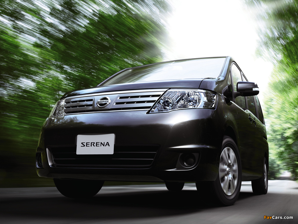 Pictures of Nissan Serena 20G/20S (C25) 2008–10 (1024 x 768)