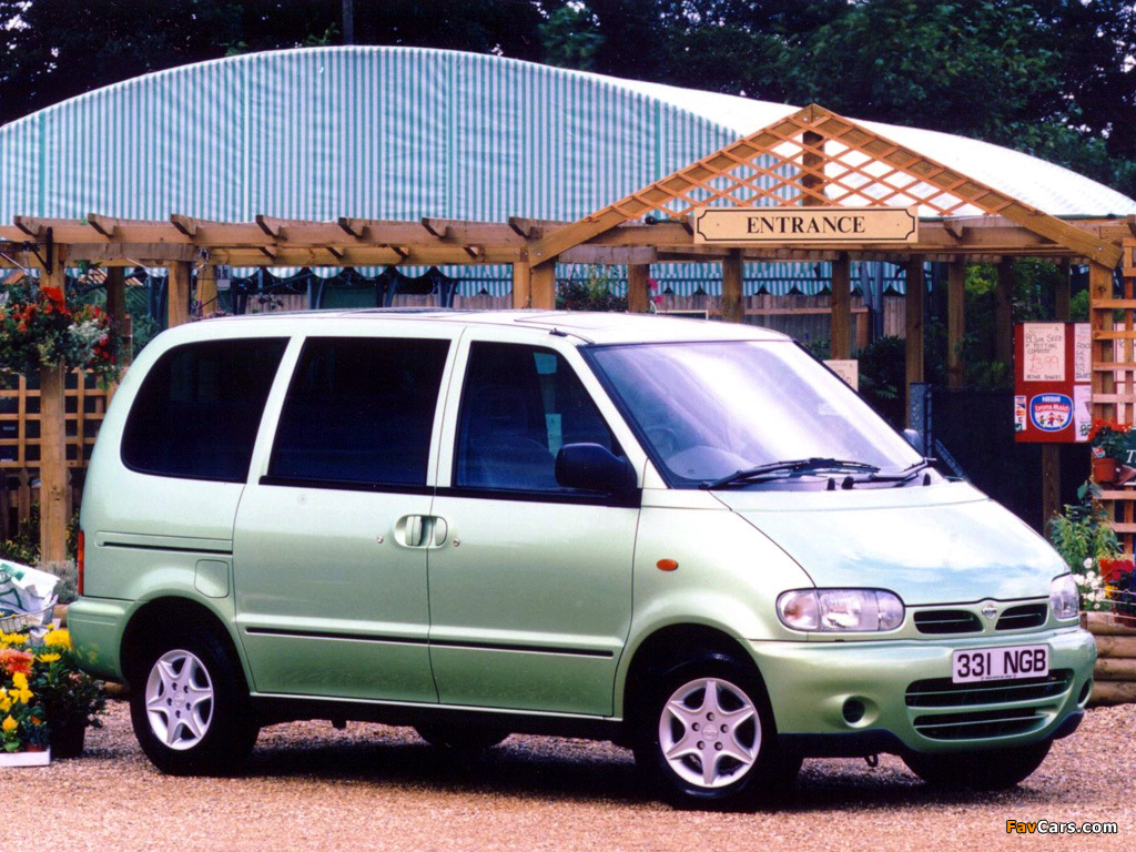 Nissan Serena UK-spec (C23) 1994–99 wallpapers (1024 x 768)