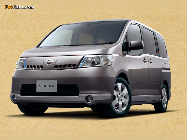 Nissan Serena 20RX/20RS (C25) 2005–08 wallpapers (640 x 480)