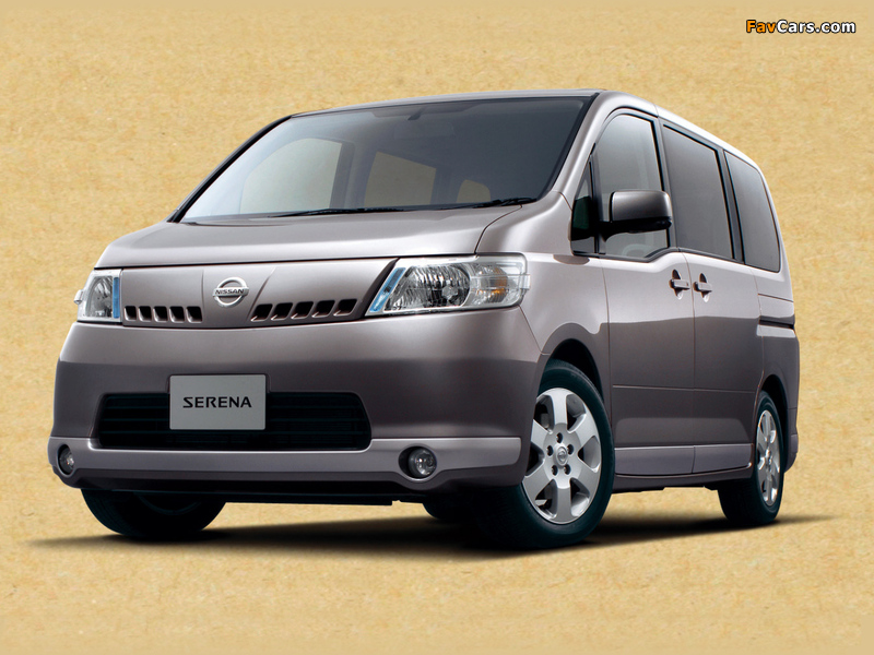 Nissan Serena 20RX/20RS (C25) 2005–08 wallpapers (800 x 600)