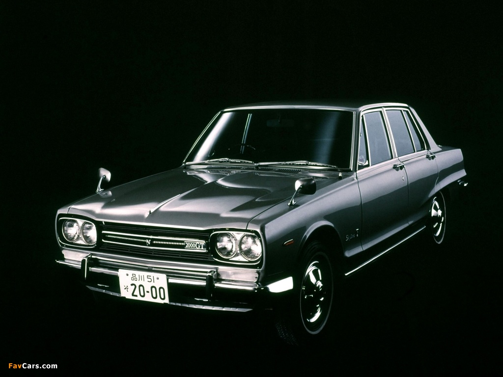 Nissan Skyline 2000GT Sedan (C10) 1968–72 images (1024 x 768)