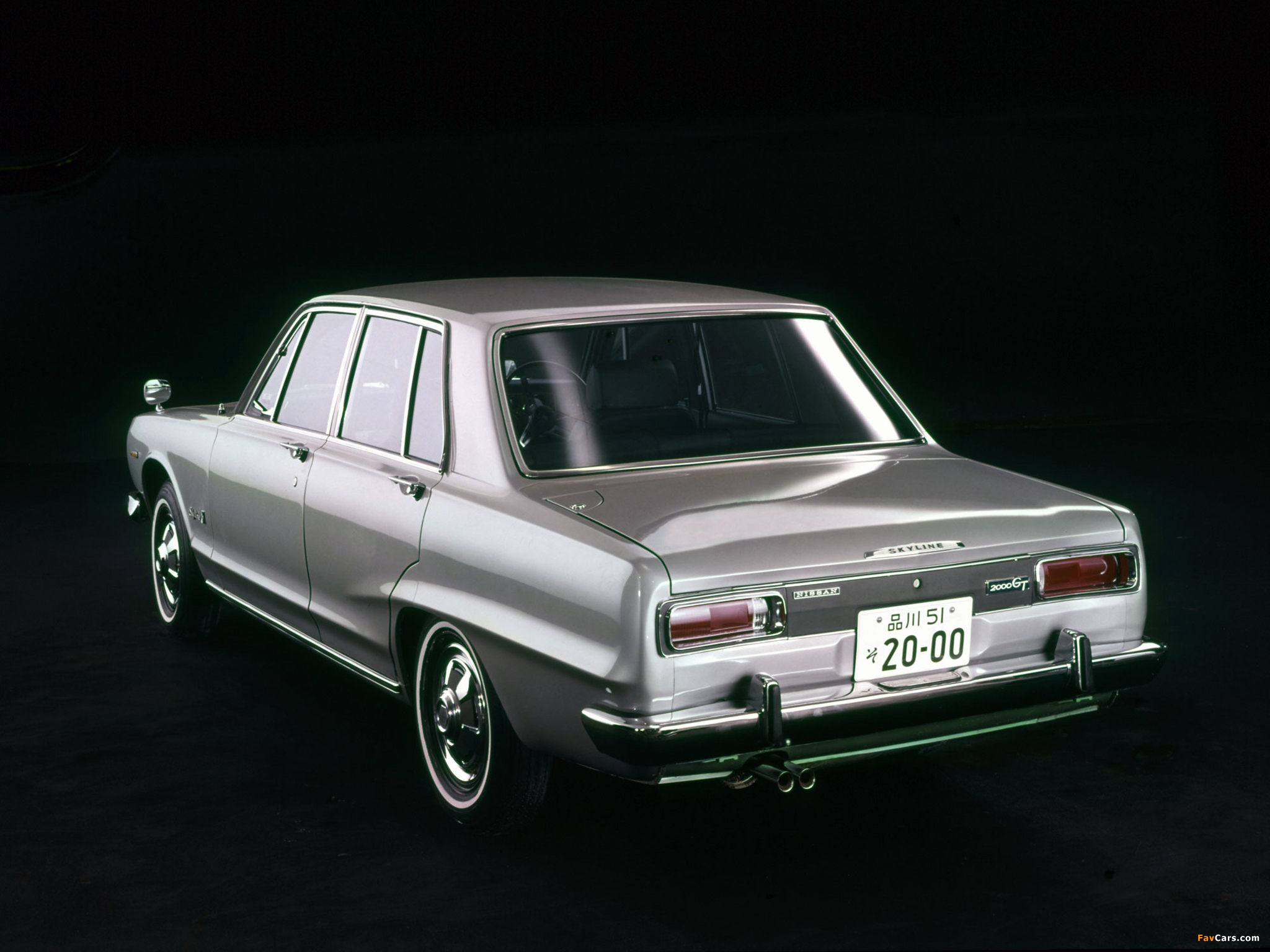 Nissan Skyline 2000GT Sedan (C10) 1968–72 wallpapers (2048 x 1536)